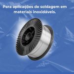  Arame Tubular Inox E308L T1-1/4 1,2mm rolo com 15kg Ômega