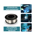  Arame Solda Tubular Inox E309l T1-1/4 1,2mm rolo com 15kg Ômega
