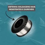  Arame Solda Tubular Inox E309l T1-1/4 1,2mm rolo com 15kg Ômega