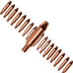 Kit 30 Bico de Contato 37mm M6 Ma-020 para Tocha Mig Ômega