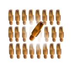 Kit 30 Bico de Contato 30MM M8 CU-CR-ZR MA-141 para Tocha Mig Ômega