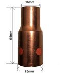 Bocal Tocha Mig OT-544 16mm Diâmetro X 55mm Comprimento (Para Tocha 206/250) Ômega