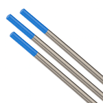 Kit 10 Eletrodo Tungstênio Ponta Azul 2% Lantânio Ômega