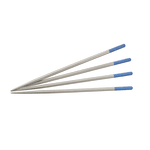Kit 10 Eletrodo Tungstênio Ponta Azul 2% Lantânio Ômega