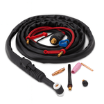 Tocha TIG Refrigerada 18 Gatilho Flexível Euro 13MM com Capa de Proteção Ômega