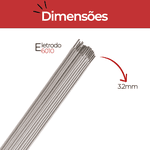 5kg Eletrodo Solda Aço Carbono Hindi E6010 Ômega