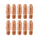 Kit 10 Bico Contato Rosca M8 30mm para Tochas Mig 36-235-450-470 Ômega