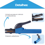 Alicate Porta Eletrodo 300-500A Ômega 