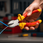 2 Peças Alicate Corte Diagonal 6 Polegadas Cr-v Ômega