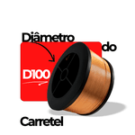 1kg Arame Mig uso com gás 0.9MM Er70s-6 Ômega
