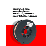 5kg Arame solda MIG ER70S-6 0.8mm A.C. uso com gás Ômega