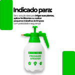 Pulverizador Borrifador Manual 2 Litros Ômega