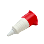 Tomada Acoplamento 3P+T 32A Vermelho 9H 380/415V OMG 3259