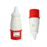 Plug Industrial 2p+t 32A Vermelho 9h 380/415V OMG 3279
