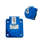 Tomada Embutir 2P+T 32A 6H 220/250V Azul OMG-3246