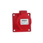Tomada Embutir 2P+T 32A 9H 380/415V Vermelho OMG-3249