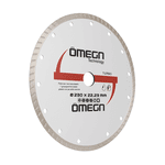 Kit 5 Discos Diamantado Turbo 230 x 22,23mm Esmerilhadeira