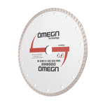 Kit 5 Discos Diamantado Turbo 230 x 22,23mm Esmerilhadeira