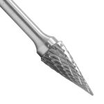 Lima Rotativa Cônica 12mm Metal Duro Tungstênio - Ômega