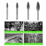 Lima Rotativa Labareda 12mm Metal Duro Tungstênio - Ômega