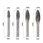 Lima Rotativa Labareda 12mm Metal Duro Tungstênio - Ômega