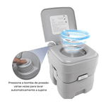 Vaso Sanitário POrtátil 20L - Banheiro Químico