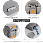 Vaso Sanitário POrtátil 20L - Banheiro Químico