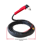 Tocha Plasma P80 5M Conexão M16 x 1,5mm 2 Pinos Ômega