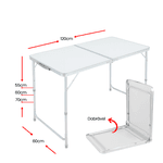 Mesa Dobrável Portátil - 120x60cm