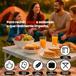 Mesa Dobrável Portátil - 120x60cm