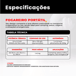 Fogareiro Fogão A Gás Portátil 