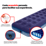 Colchão Inflável Solteiro Multiuso 