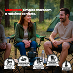 Cadeira Dobrável Metal - 120kg 