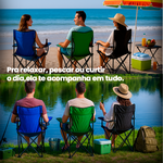 Cadeira Dobrável Metal - 120kg 