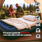 Colchão Inflável Casal 191 X 137 X 22CM - 200KG
