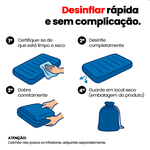 Colchão Inflável Casal 191 X 137 X 22CM - 200KG