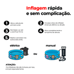 Piscina Infantil Inflável 1.2m x 24cm 220L Jilong Avenli