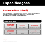 Piscina Infantil Inflável 1.2m x 24cm 220L Jilong Avenli
