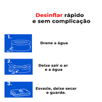 Piscina Inflável Redonda 300 x 76cm 4760L Avenil