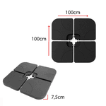 Contra peso Base ombrelone Lateral 4 Peças 60L