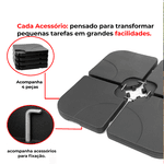 Contra peso Base ombrelone Lateral 4 Peças 60L