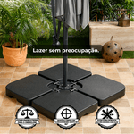 Contra peso Base ombrelone Lateral 4 Peças 60L