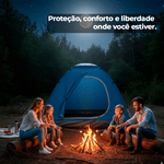 Barraca Camping Iglu 2M X 2M X 1,35M 4 Pessoas Ômega