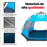 Barraca Camping Articulada 2,7M X 2,7M X 1,5M 5-8 Pessoas Ômega