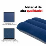 Travesseiro Inflável Portátil 53x37cm Ômega