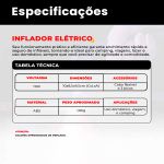 Inflador Bomba Ar Elétrico 