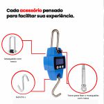 Balanca Digital Suspensa Portátil de gancho - 300kg 