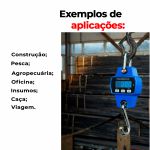 Balanca Digital Suspensa Portátil de gancho - 300kg 