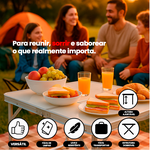 Mesa Maleta Dobrável 60x45cm Ômega