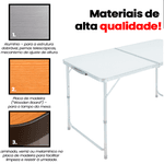 Mesa Maleta Dobrável 60x45cm Ômega